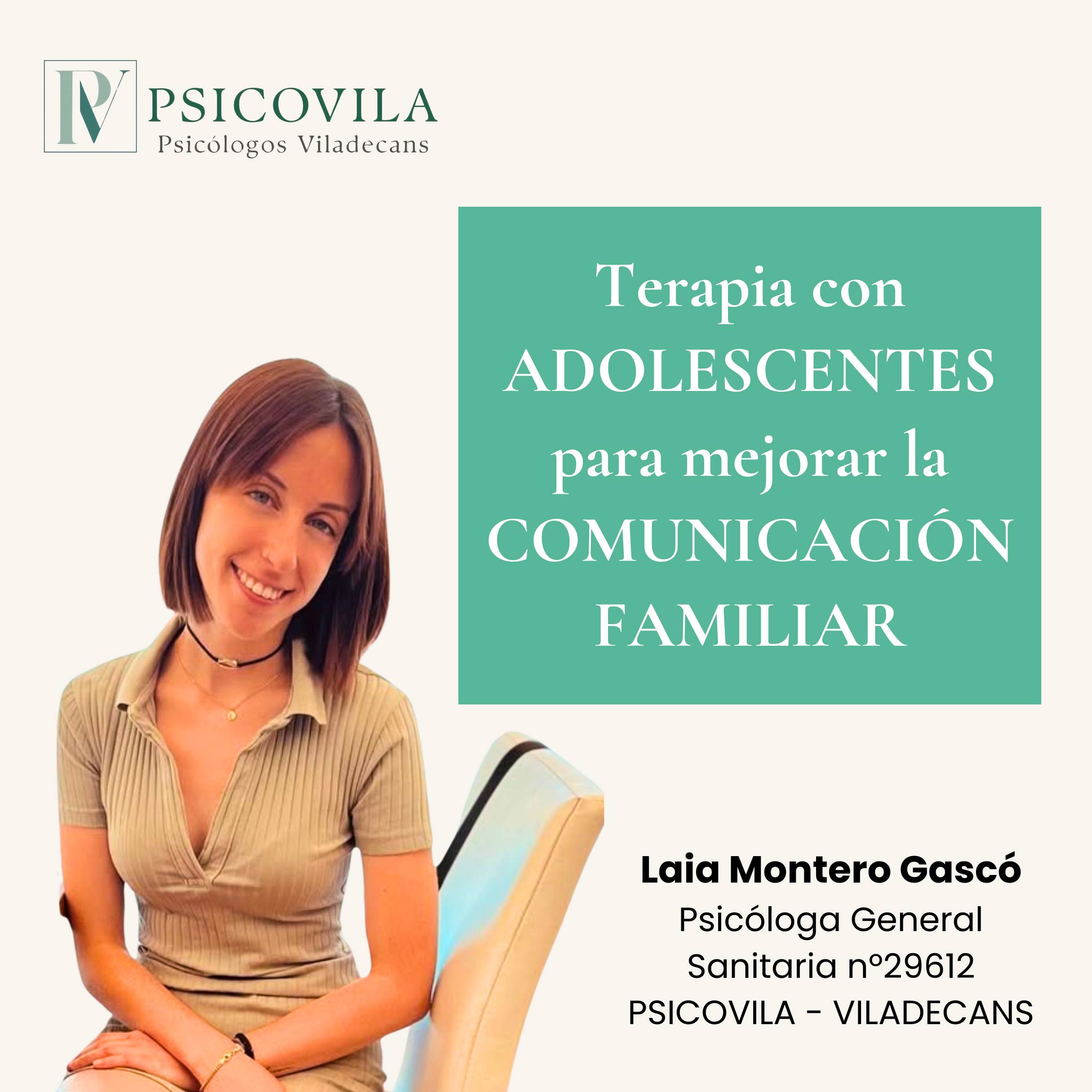 Psicóloga adolescentes en Viladecans: cómo puedo ayudarte a mejorar la comunicación familiar