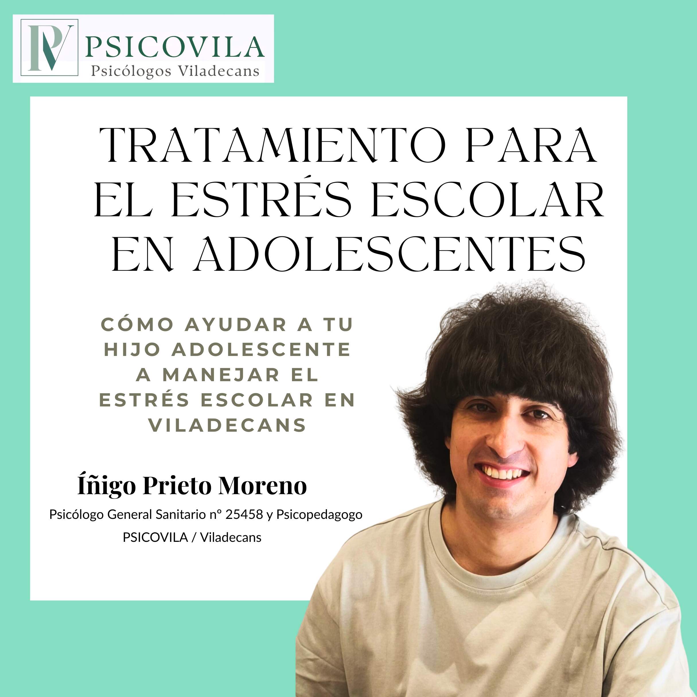 Acompañar a tu hijo o hija en la gestión del estrés escolar ayuda a fortalecer su bienestar emocional y confianza. psicólogo adolescentes Viladecans estrés escolar