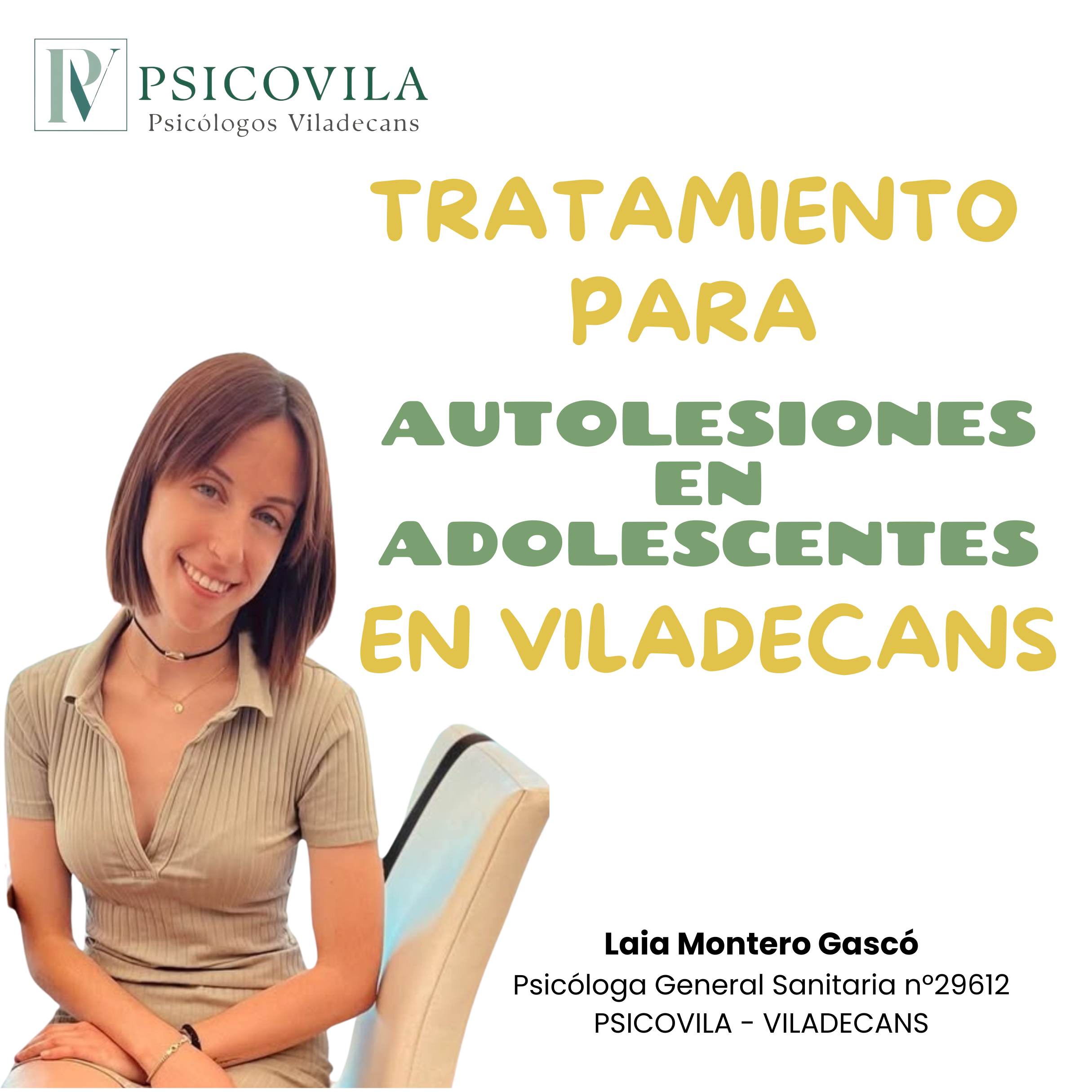 Psicóloga Viladecans: autolesiones en adolescentes
