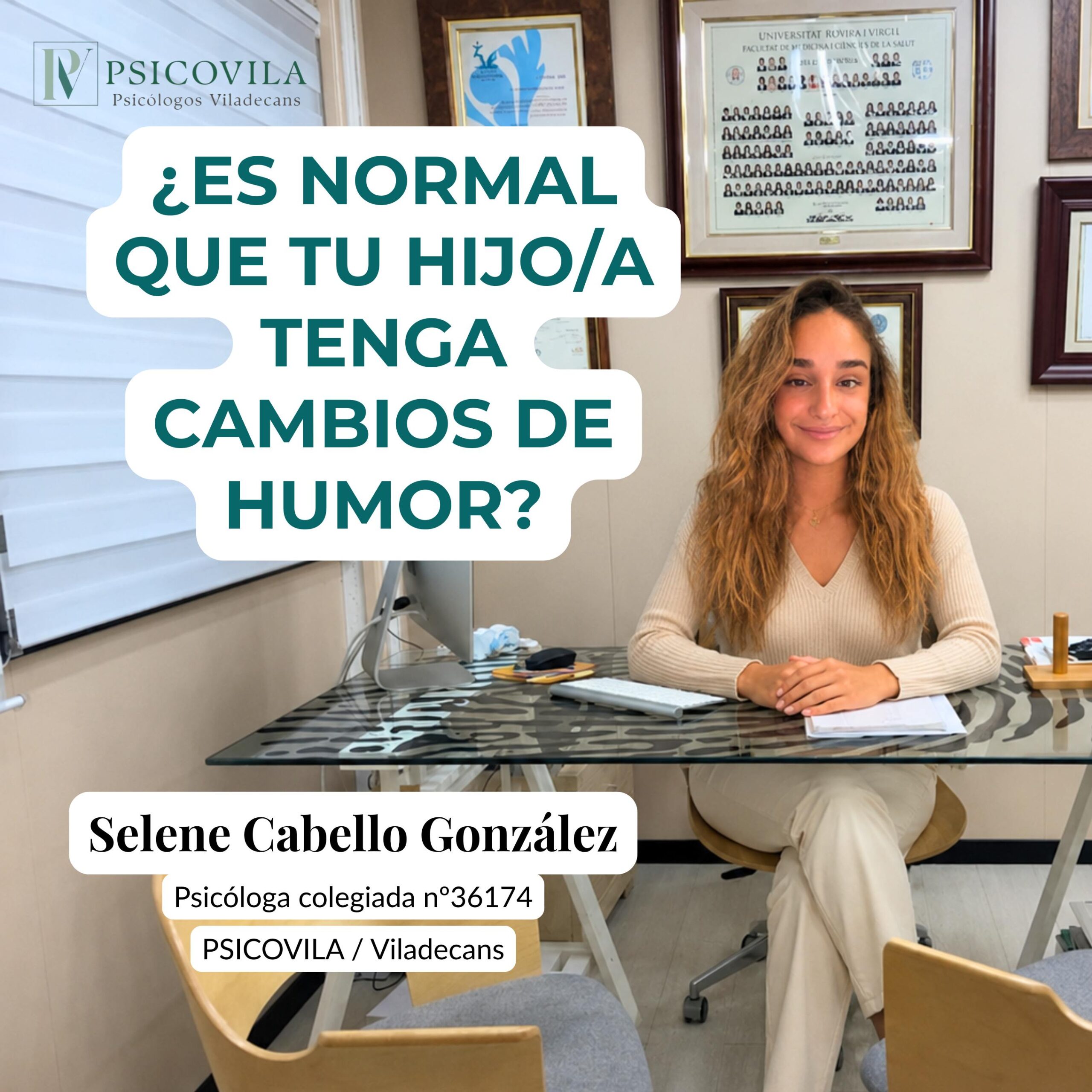 Psicóloga infantil acompañando emocionalmente a una madre y su hijo durante una sesión sobre cambios de humor en niños en Viladecans.