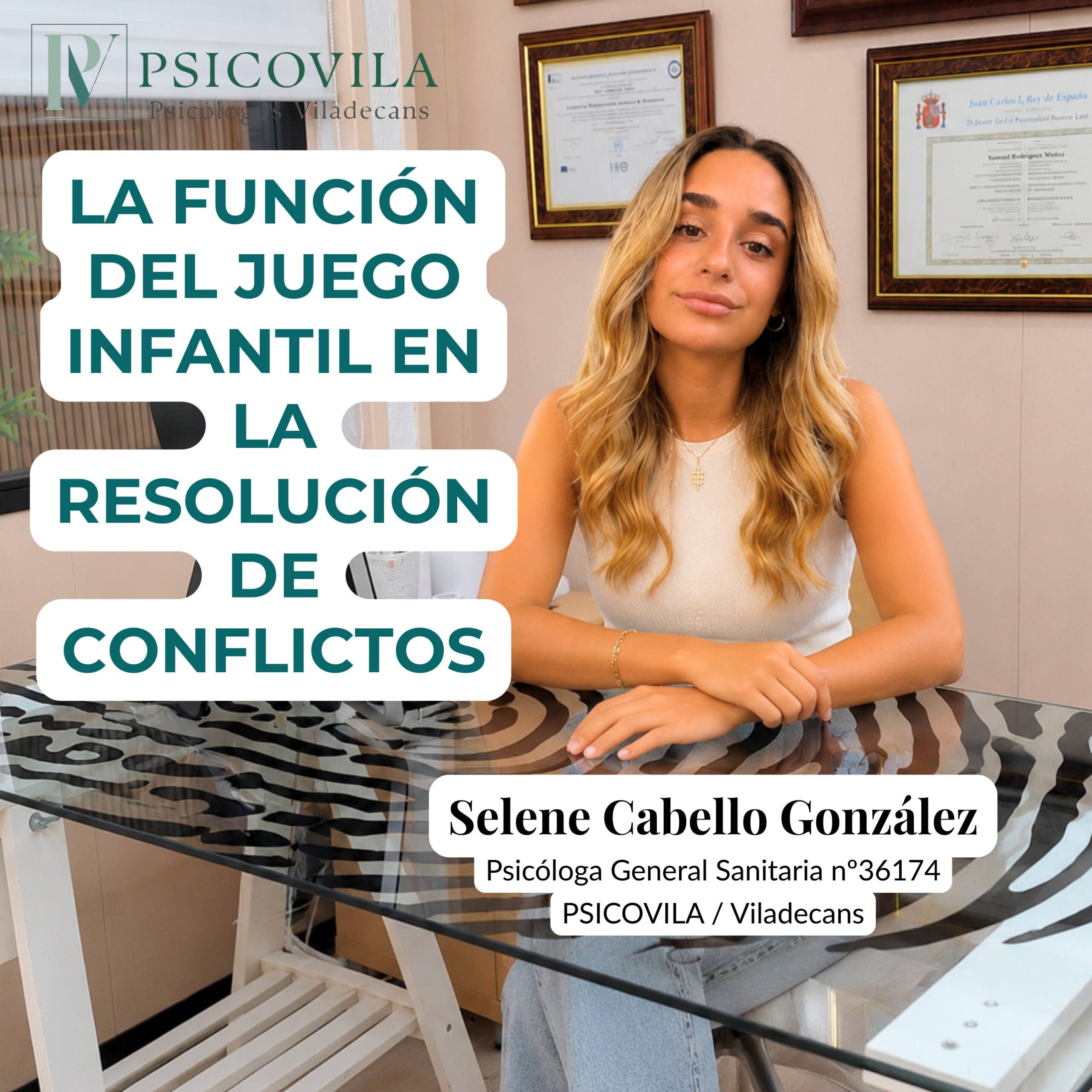 Psicóloga infantil realizando una sesión de juego terapéutico con un niño en PsicoVila, Viladecans, utilizando el juego para favorecer la resolución de conflictos y el desarrollo emocional.